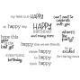 Preview: Sizzix - Stempelset "Happy Everything Sentiment" Clear Stamps Design by Catherine Pooler