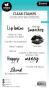 Preview: Studio Light - Stempelset "Lip Balm" Clear Stamps