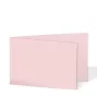 Preview: Doppelkarte - Faltkarte 240g/m² DIN A6 quer in babypink