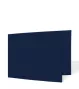 Preview: Doppelkarte - Faltkarte 240g/m² DIN B6 quer in nachtblau
