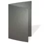 Preview: Doppelkarte - Faltkarte 250g/m² DIN A6 in metallic steel