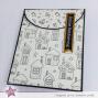 Preview: LaCreativ - Designpapier "X-Mas Black & White" Paper Pack 6x6" - 24 Bogen