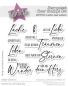 Preview: Kulricke Stempel "Liebe das Leben" Clear Stamp