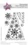 Preview: Kulricke Stempelset "Schneeflocken Baum" Clear Stamp