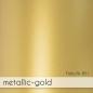 Preview: Faltkarte DIN Lang mit Briefumschlag in metallic gold