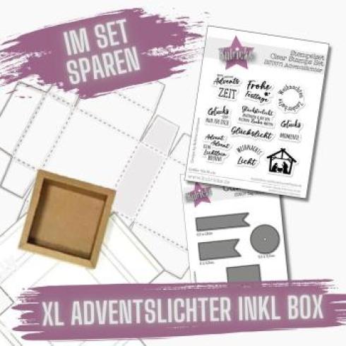 Kulricke Stempel & Stanze Set "Adventslichter groß"