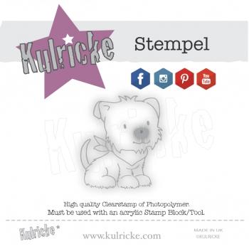 Kulricke Stempel "Hund - Sally Sit" Clear Stamp