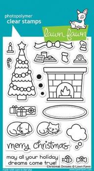 Lawn Fawn Stempelset "Christmas Dreams" Clear Stamp