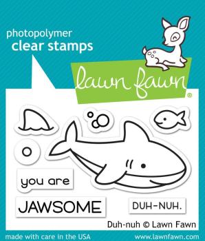 Lawn Fawn Stempelset "Duh-Nuh" Clear Stamp