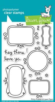 Lawn Fawn Stempelset "Flirty Frames" Clear Stamp