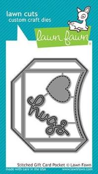 Lawn Fawn Craft Die - Stitched Gift Card Pocket