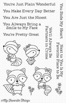 My Favorite Things Stempelset "Raving Raccoons" Clear Stamp Set