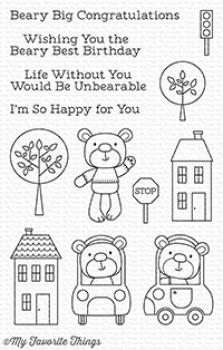 My Favorite Things Stempelset "Town Bear" Clear Stamp Set