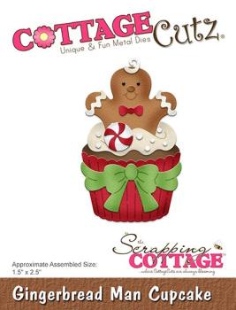 Scrapping Cottage Die - Gingerbread Man Cupcake