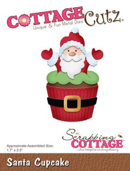 Scrapping Cottage Die - Santa Cupcake