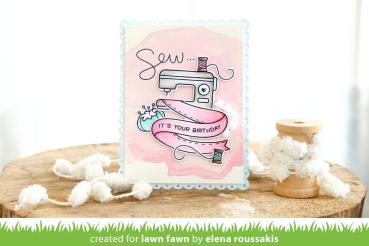 Lawn Fawn Stempelset "Bannertastic" Clear Stamp