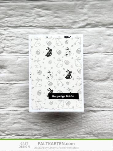 LaCreativ - Designpapier "Ostern Black & White" Paper Pack 6x6" - 24 Bogen