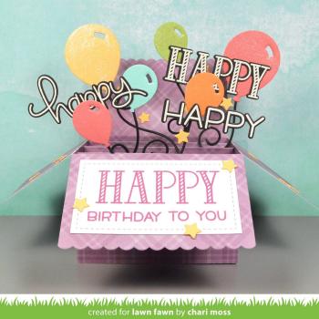 Lawn Fawn Stempelset "Happy Happy Happy" Clear Stamp