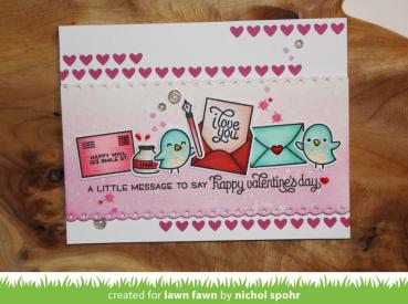 Lawn Fawn Stempelset "Love Letters" Clear Stamp