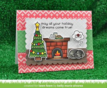 Lawn Fawn Stempelset "Christmas Dreams" Clear Stamp