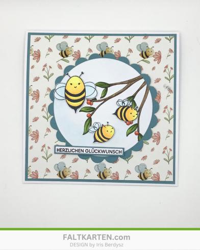 Kulricke Stempel "Honigbienen" Clear Stamp