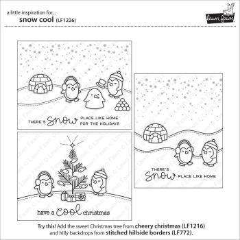 Lawn Fawn Stempelset "Snow Cool" Clear Stamp