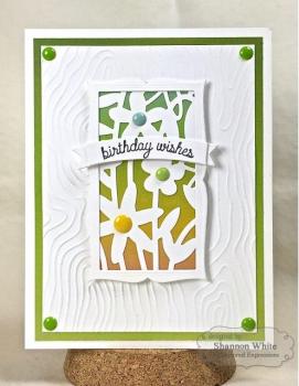 Taylored Expressions Embossing Folder "Woodgrain"