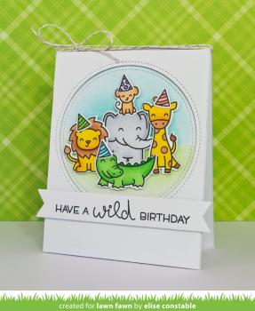 Lawn Fawn Craft Die - Outside In Stitched Circle Stackables