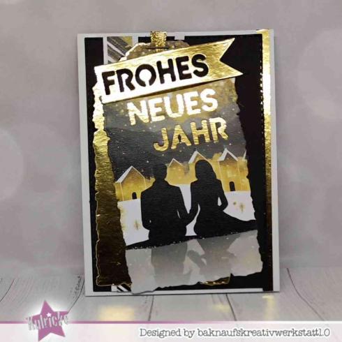 Kulricke Stanzschablone "Frohes Fest" Craft Die 