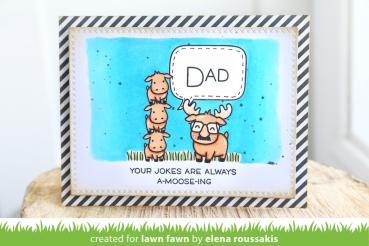 Lawn Fawn Stempelset "Dad + Me" Clear Stamp