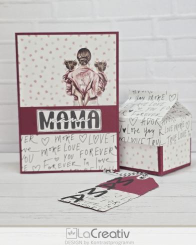 LaCreativ - Designpapier "Mamaherz" Paper Pack 6x6" - 24 Bogen