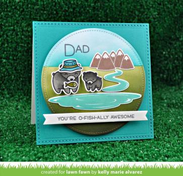 Lawn Fawn Stempelset "Dad + Me" Clear Stamp