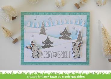 Lawn Fawn Stempelset "Snow Day" Clear Stamp