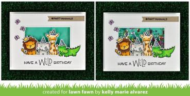 Lawn Fawn Stempelset "Wild For You" Clear Stamp