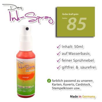 Das Ink-Spray auf Wasserbasis 50 ml in kraft grün