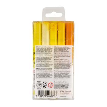 Talens Ecoline Brushpen Set x5 Yellow (11509902)