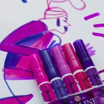 Talens Ecoline Brushpen Violet