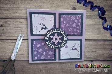 Designpapier Set 12"x12" "Frosty Christmas" doppelseitig