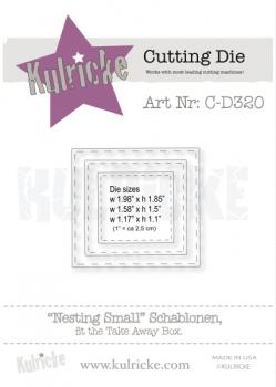 Kulricke Stanzschablone "Nesting Frames Small" Craft Die | Stanze