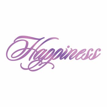 Couture Creations Hotfoil Stamp Die  - Happiness