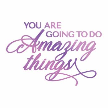 Couture Creations Hotfoil Stamp Die  - Amazing Things