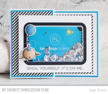 My Favorite Things Die-namics "Gift Card Window & Frame" | Stanzschablone | Stanze | Craft Die