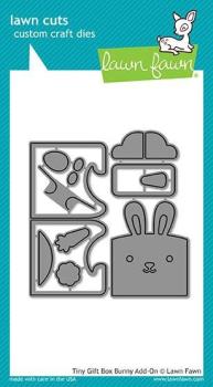 Lawn Fawn Craft Die - Tiny Gift Box Bunny Add-On Dies