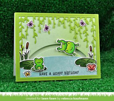 Lawn Fawn Craft Die - Slide On Over SemiCircles Dies