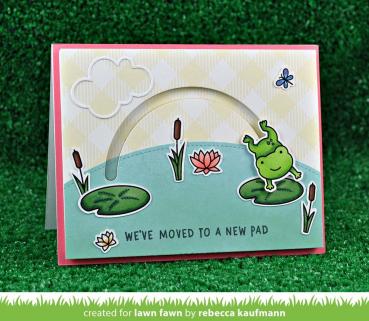 Lawn Fawn Craft Die - Slide On Over SemiCircles Dies