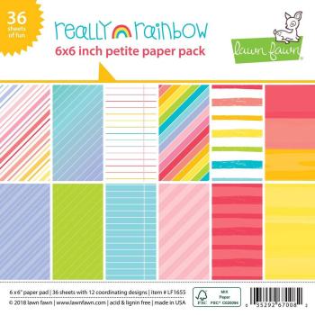Lawn Fawn 6x6 "Really Rainbow" Paper Pad