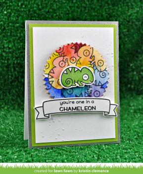Lawn Fawn Stempelset "One in a Chameleon" Clear Stamp
