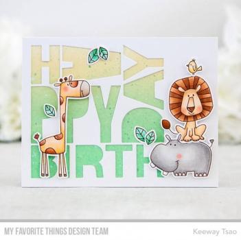 My Favorite Things Die-namics "Safari Friends" | Stanzschablone | Stanze | Craft Die