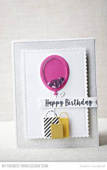 My Favorite Things Die-namics "Mini Balloon Shaker Window & Frame" | Stanzschablone | Stanze | Craft Die