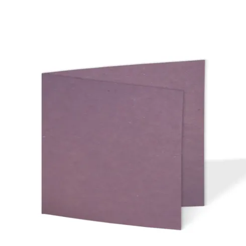 Doppelkarte - Faltkarte 15x15cm, 220g/m² in kraft purple